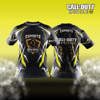 เสื้อกีฬาแขนสั้น ลาย Call Of Duty Sublimation