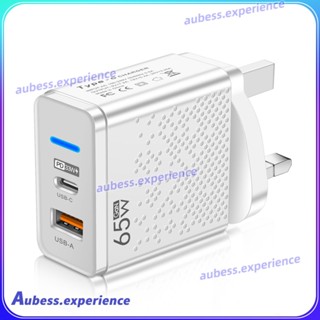 65w Usb Charger Fast Charge Qc 3.0 Pd 3.0 Wall Charging 2 Port Uk Eu Plug Adapter Travel ผู้เชี่ยวชาญ