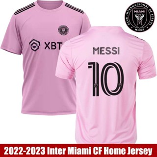 เสื้อยืดแขนสั้น ลายทีมชาติฟุตบอล NP2 2022-2023 Inter Miami Home Leo Messi Jersey พลัสไซซ์ PN2