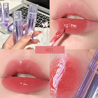 Magic Casa Mirror Lip Glaze ลิปสติกให้ความชุ่มชื้นไม่ซีดจาง Quick Drying Film Forming puueqg