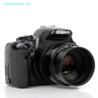 Loveoionia1 เลนส์ฮู้ดโลหะยาว สําหรับกล้อง Canon Nikon Sony Olympus Pentax 1 ชิ้น