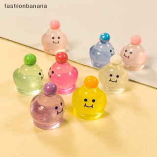 [fashionbanana] ใหม่ เครื่องประดับเรซิ่นเรืองแสง รูปการ์ตูนน่ารัก ขนาดเล็ก สีแคนดี้ สําหรับตกแต่งรถยนต์ 5 ชิ้น