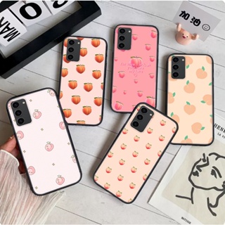 เคสโทรศัพท์มือถือแบบนิ่ม ลายพีช 191A สําหรับ Samsung A70 A11 A12 A21S A22 4G 5G A31 A32 A41