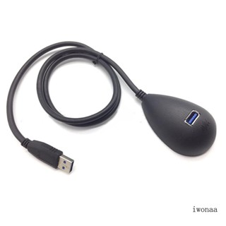 Iwo สายเคเบิลต่อขยาย USB 3 0 31 50 นิ้ว พร้อมแท่นตัวผู้ เป็นตัวเมีย