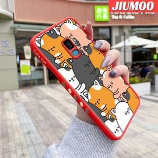 สําหรับ Samsung galaxy S9 S9 Plus เคสการ์ตูนแมวน่ารัก รูปแบบแฟชั่น บาง ฝ้า เคสโทรศัพท์แข็ง ซิลิโคน ป้องกัน เคสกันกระแทก