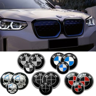 สติกเกอร์ตราสัญลักษณ์ 82 มม. 74 มม. 45 มม. สําหรับติดพวงมาลัยรถยนต์ BMW GT3 GT6 GT500 G20 G30 G310 3 ชิ้น ต่อชุด