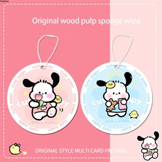 Ready ฟองน้ำเช็ด Magic Wipe ชามครัวล้างทำความสะอาดผ้าขี้ริ้วหม้อแปรงไม้ Paddle Cotton Compression ทนทาน Decontamination No Oil น่ารัก Serein