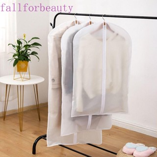 FALLFORBEAUTY ผ้าคลุมเสื้อผ้า กันน้ํา กันมอด แบบแขวน พร้อมซิป ระบายอากาศ 1 ชิ้น