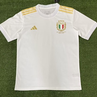 เสื้อกีฬาแขนสั้น ลายทีมชาติฟุตบอล Italy ครบรอบ 125 ปี AAA ไซซ์ S - XXL