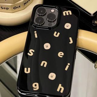 เคสมือถือ แบบนิ่ม ลายหน้ายิ้ม สําหรับ Iphone 13 Iphone 14 11 12 Pro Xs Max 8 Plus