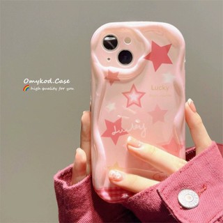 เคสมือถือ แบบนิ่ม ลายคลื่นสีชมพู สําหรับ Redmi A1 12C Redmi Note 12 11 10 9 Pro Redmi 10C 10 9A 9T 9C Xiaomi 12 11 Lite Poco X3