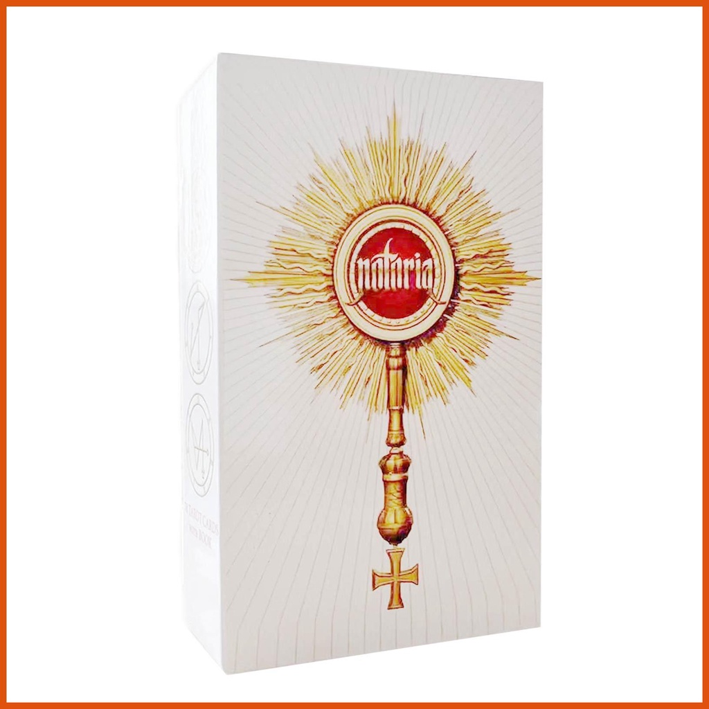 การ์ดออราเคิลภาษาอังกฤษ Goetia Tarot In Darkness สําหรับ Fate Divination Tarot Deck Party Entertainm