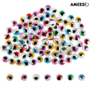 Ameesi ตาปลอม 50 ชิ้น พร้อมขนตาปลอม คละสี DIY