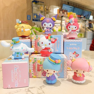 ของแท้ กล่องสุ่ม รูปการ์ตูน Sanrio Cinnamoroll Babycinnamoroll แฮนด์เมด สําหรับตกแต่ง