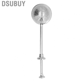 Dsubuy Stainless Steel Telescopic  Infuser Push Type Loose Leaf Strainer For