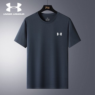 Under.armour เสื้อยืดแขนสั้น ผ้าเรยอน ระบายอากาศ แห้งเร็ว คุณภาพสูง สําหรับผู้ชาย [L-8XL] 2023