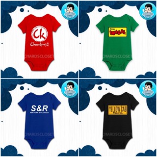 พิมพ์โลโก้อาหารกําหนดเองบน Baby Onesie (Chowking, Mang Inasal, Yellow Cab, S&amp;R) RDZQ