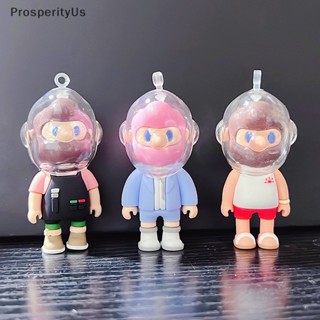 [ProsperityUs] พวงกุญแจ PVC จี้ตุ๊กตาการ์ตูน สําหรับตกแต่งภายในรถยนต์