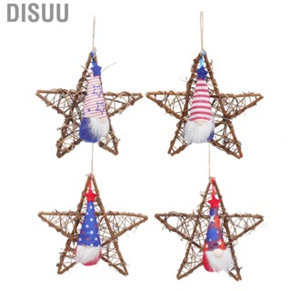 Disuu 4th Of July Faceless Doll  Multipurpose Hanging Decoration Bright Color for Presidents Day