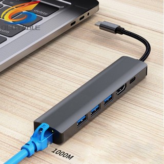 6-in-1 ฮับ USB C 100W PD 5Gbps Type C 4K 30HZ HDMI