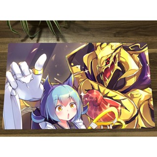 Yugioh แผ่นรองเมาส์ ลาย Playmat Laundry Cragonmaid Eldlich สีทอง สําหรับเล่นเกม