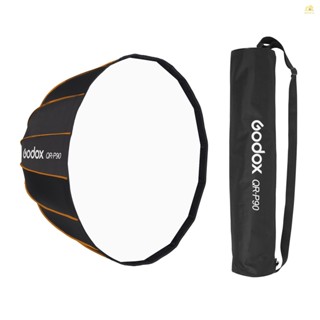 (spbpth)Godox ซอฟท์บ็อกซ์พาราโบลา 90 ซม. พร้อมกระเป๋าถือ สําหรับถ่ายภาพสตูดิโอ