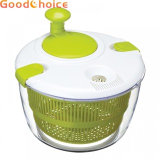 【Good】Salad Spinner Dries Fruit Kitchen Accessories Manual Multifunction Plastic【Ready Stock】