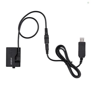 (adspth)Andoer อะแดปเตอร์แบตเตอรี่ดัมมี่ ACK-E10 5V USB DC (แบบเปลี่ยน สําหรับ LP-E10) สําหรับ EOS Rebel T3 T5 T6 T7 T100 Kiss X50 Kiss X70 1100D 1200D 1300D 2000D 4000D