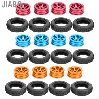 Jiabo RC Metal Wheel Hub With Rubber Tire Set For WLtoys K989  Cars 1/28