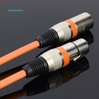 สายเคเบิลอะแดปเตอร์เสียง 3Pin XLR Male to XLR Female สําหรับไมโครโฟน A [belsunshine.th]