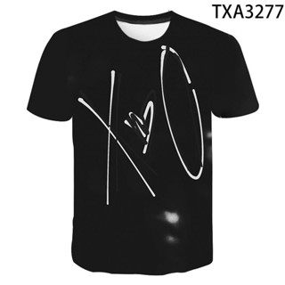 เสื้อยืด พิมพ์ลาย The Weeknd สไตล์สตรีท 2022