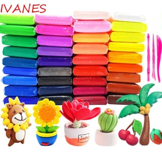 IVANES ของเล่นดินน้ํามัน ดินน้ํามัน ยางนิ่ม น้ําหนักเบาพิเศษ Diy สําหรับเด็ก