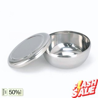 ส่งจากไทย​ 스텐공기 ชุดชามข้าวเกาหลี​(แสตนเลส) Korean Stainless Steel Rice Bowl 1 ชิ้น