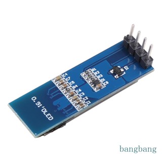 Bang 0 โมดูลหน้าจอ LCD OLED IIC 128x32 SSD1306 3 3v-5V 91 นิ้ว