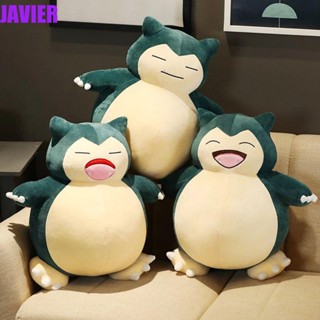 JAVIER หมอนตุ๊กตานุ่ม รูปการ์ตูน Pokemo Snorlax น่ารัก เหมาะกับของขวัญ สําหรับตกแต่งห้องเด็ก