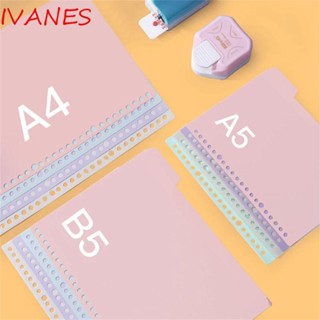 IVANES ที่คั่นหนังสือ B5 A5 A4 คั่นหน้าสมุดโน้ต สํานักงาน โรงเรียน