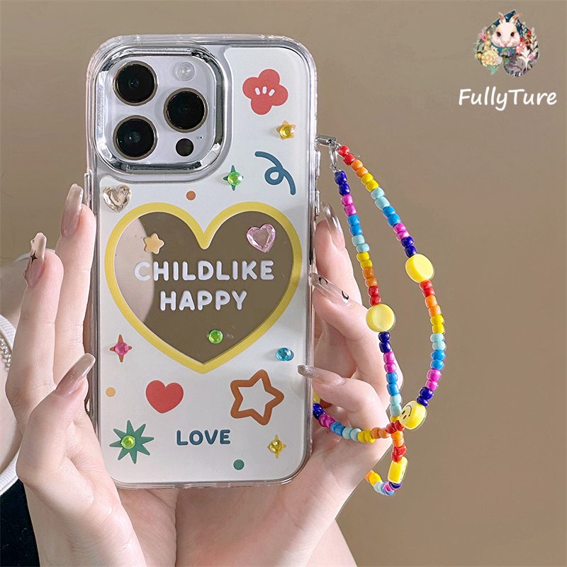 เคสโทรศัพท์มือถือกระจกแต่งหน้า คุณภาพสูง หรูหรา สําหรับ Iphone15 13 12 11 XR Pro Max 8 7 6 plus 14