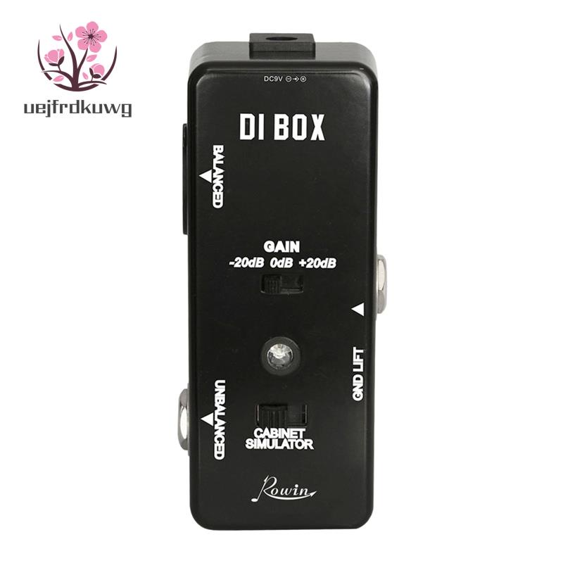 Rowin DI BOX LEF-331 Micro-DI พร้อมซิมแท็กซี่ และแป้นเหยียบเอฟเฟคกีตาร์