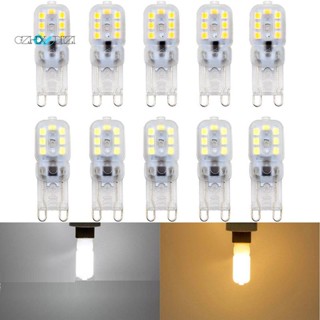 หลอดไฟแคปซูล LED G9 5W หรี่แสงได้ AC220-240V แบบเปลี่ยน 10 ชิ้น