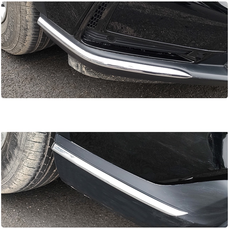 แถบติดกันชนหน้า หลัง คาร์บอน ABS สีดํา สําหรับ Honda CRV CR-V 2023+ - รูปที่ 2