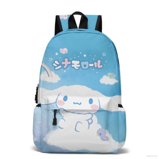 Hobby Sanrio Cinnamoroll กระเป๋าเป้สะพายหลัง อเนกประสงค์ ขนาดใหญ่ จุของได้เยอะ พิมพ์ลาย ระบายอากาศ สําหรับผู้หญิง และผู้ชาย