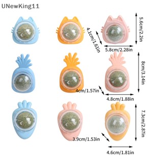 Unewking ของเล่นลูกบอล หมุนได้ 360 องศา มีกาวในตัว สําหรับสัตว์เลี้ยง แมว