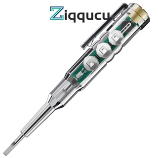 Ziqqucu AC24-250V หัวปากกาทดสอบไขควงในตัว ความสว่างสูง 3.5 มม.