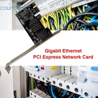 การ์ดเครือข่ายอีเธอร์เน็ต 1000Mbps PCI Express x1 Gigabit 10 100 1000Mbps RJ45 LAN PCIE สําหรับคอมพิวเตอร์ PC