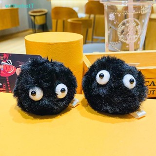 [WillbehotT] ใหม่ ฟิกเกอร์ตุ๊กตา อนิเมะ My Neighbor Totoro SOOT SPRITE PLUSH Ghibli Spirited Away กันฝุ่น สีดํา [ใหม่]