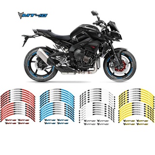 สติกเกอร์เทปสะท้อนแสง 17 นิ้ว สําหรับติดตกแต่งล้อรถจักรยานยนต์ YAMAHA MT10 MT-10 MT 10 All Years