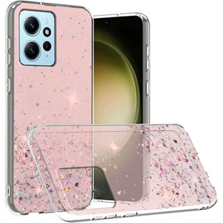 เคสโทรศัพท์ซิลิโคน TPU แบบนิ่ม ประดับเลื่อมคริสตัล และกลิตเตอร์ หรูหรา สําหรับ Xiaomi Redmi 12C 11A 10C 10A 10 10X Pro Prime 4G 5G 10Prime 10XPro