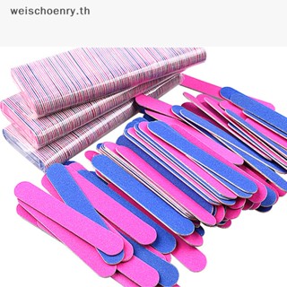 Ww ตะไบเล็บบัฟเฟอร์ ขนาดเล็ก DIY สําหรับขัดเล็บมือ เล็บเท้า 100 ชิ้น
