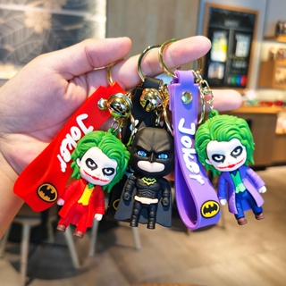 พวงกุญแจ จี้ตุ๊กตาการ์ตูน Marvel Batman Joker น่ารัก เหมาะกับของขวัญฮาโลวีน สําหรับเพื่อน