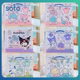 ♫ Sanrio Storage Bag Wash Clothes Waterproof Pvc Cosmetic Bag Cosmetic Storage Bag Purse Hand Wash Bag Home Decoration